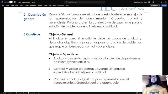 2022S1 IC6200 Programa y Calendario